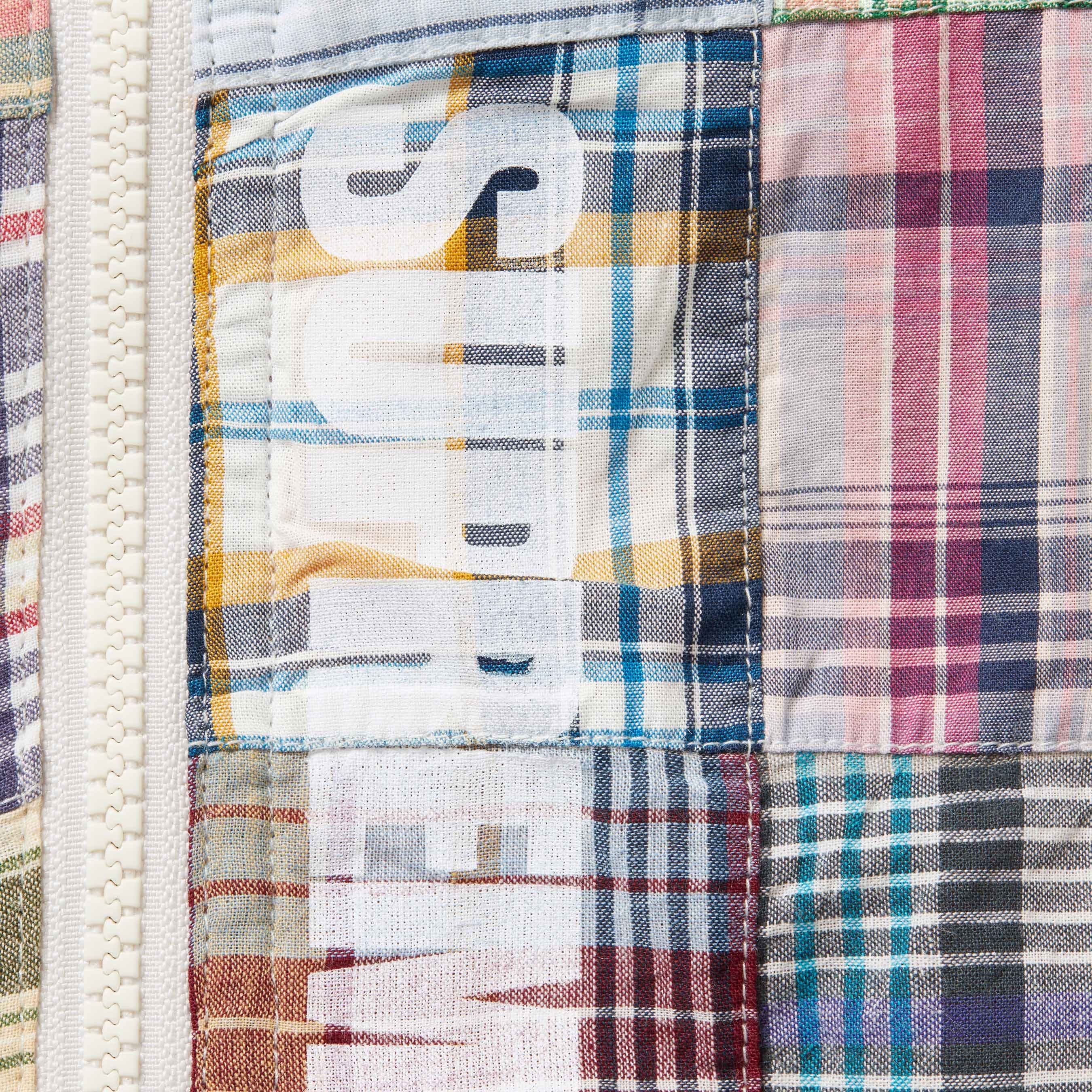 Supreme®/GOODENOUGH Patchwork Madras Full Zip Track Pant view 3